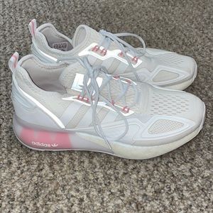 White Adidas Running Shoes